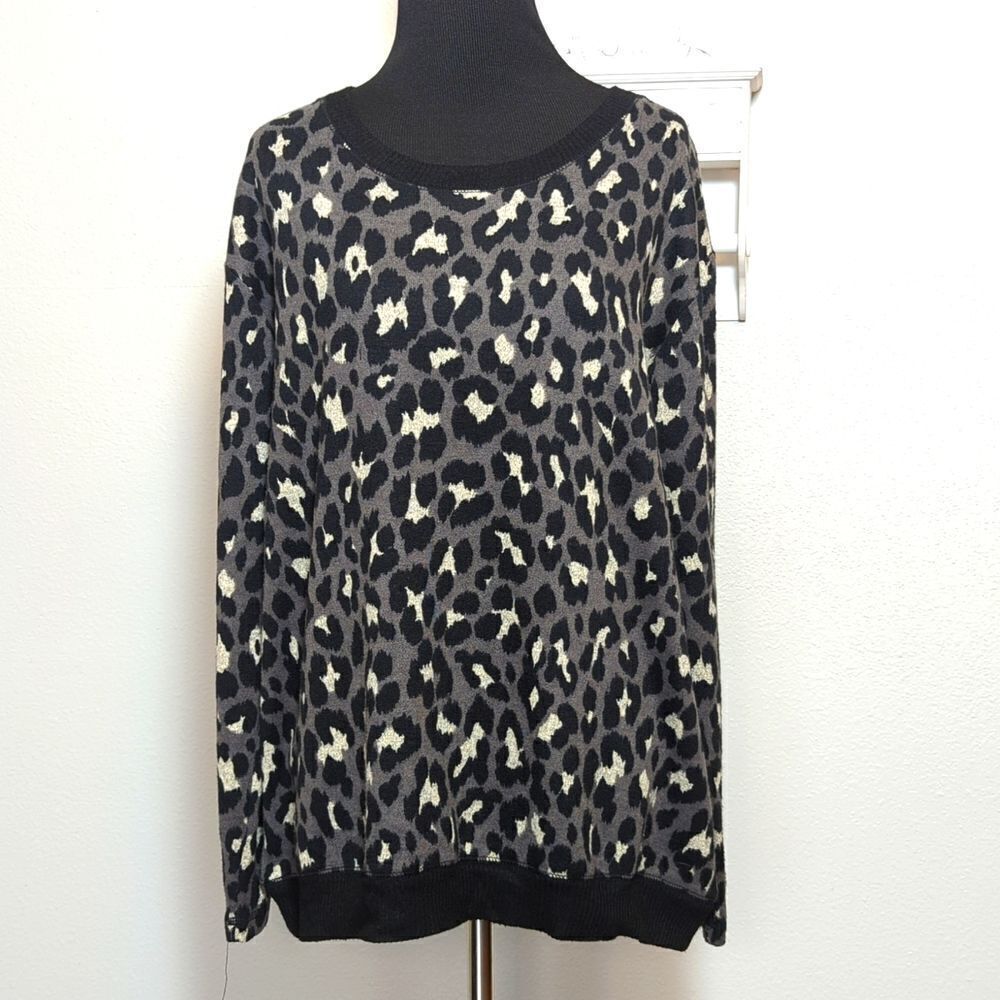 Alexander Jordan leopard print sweatshirt